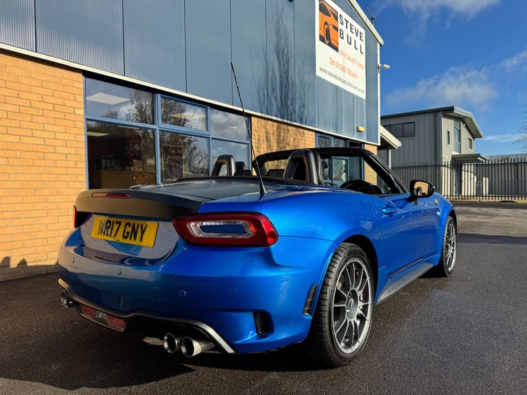 2017 Abarth 124 Spider 1.4 T MultiAir 2dr CONVERTIBLE Petrol Manual