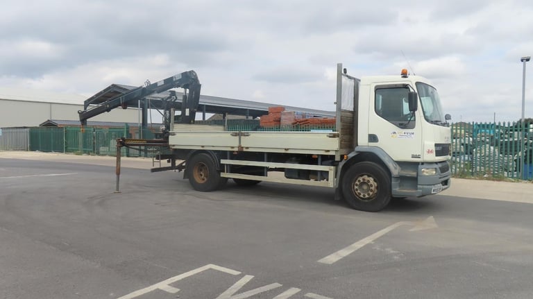 2006 DAF TRUCKS FA LF55.220 DAF 24 VALVE ENG HIAB 122B-1CL CRANE MANUAL GEARBOX 