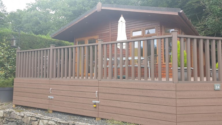 Beautiful Three Bedroom Holiday Lodge in Thirlmere Area of White Cross Bay