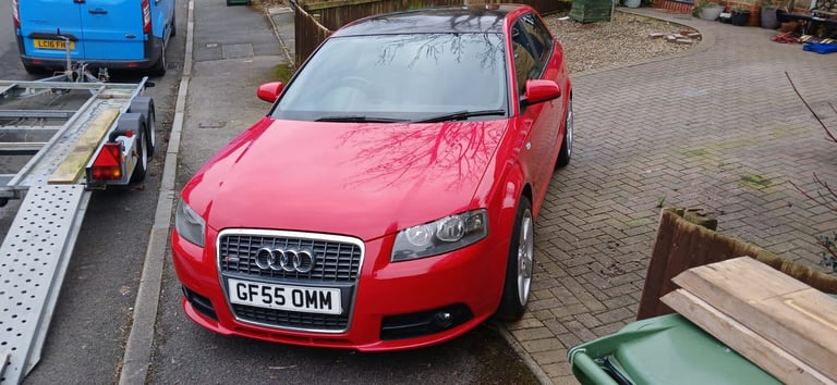 Audi A3 Sportback S line 55 plate