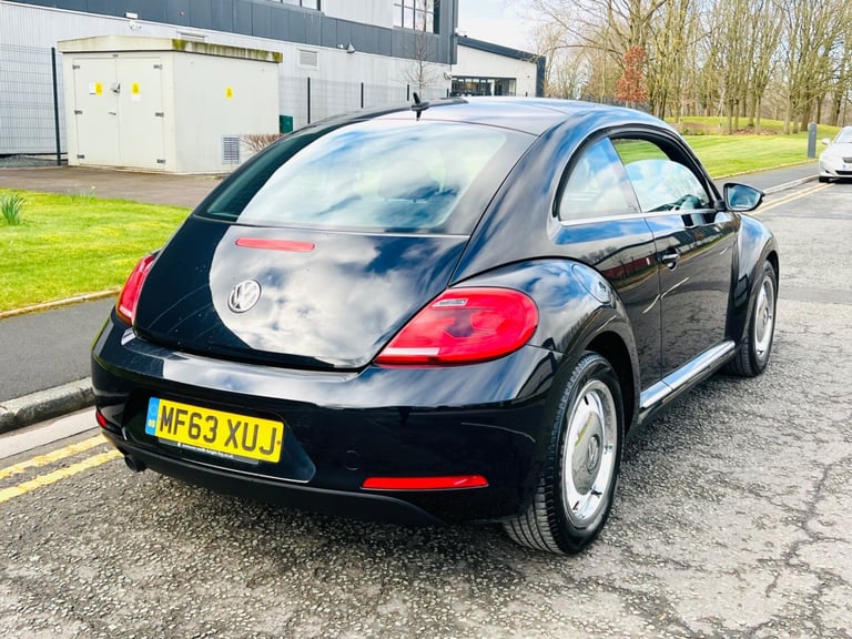 2013/63 VW BEETLE 1.6 TDI BLUEMOTION TECH DESIGN-BLACK-LOVELY WELL KEPT EXAMPLE!