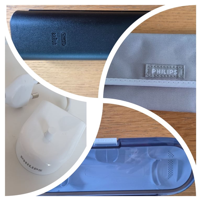 image for Philips toothbrush bits - hardcase, softcase and charger - prices from