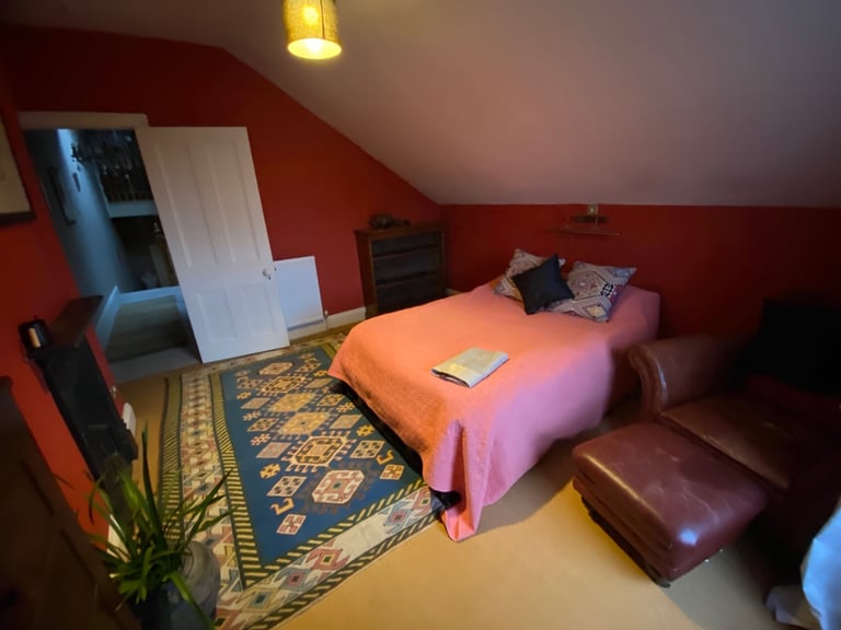 Sunny double room in arty Cotham townhouse