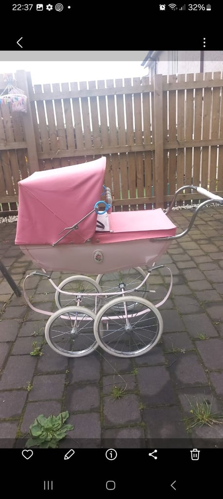 Sivercross dolls pram for sale 