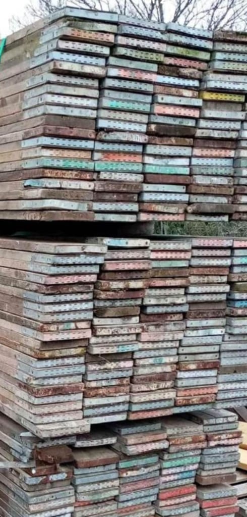 Timber reclaimed scaffolding boards 