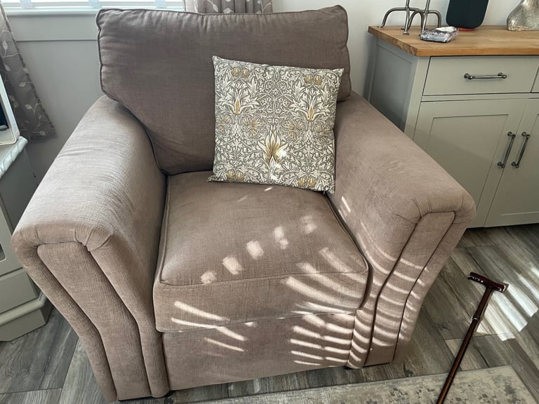 Leather Sofa and 2 Chairs