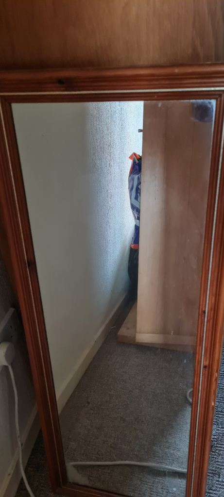 image for Wooden framed mirror