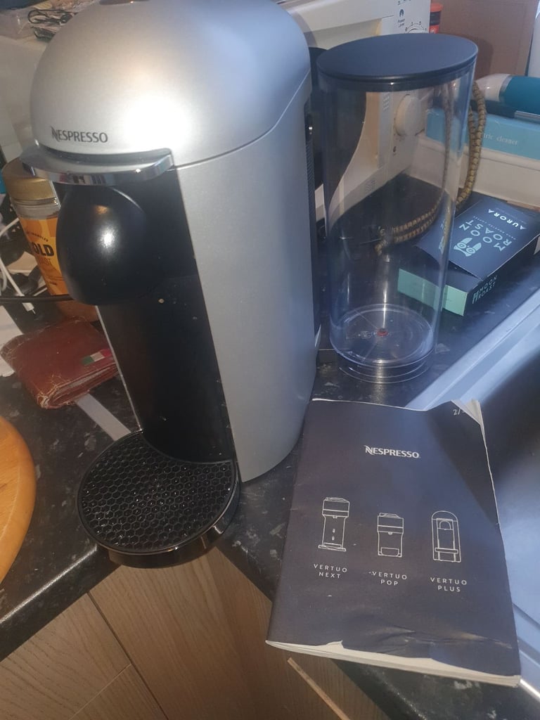 image for Nespresso Vertuo Plus & 10 Capsules, Spotless, Attractive , But Only Works on 1 Function