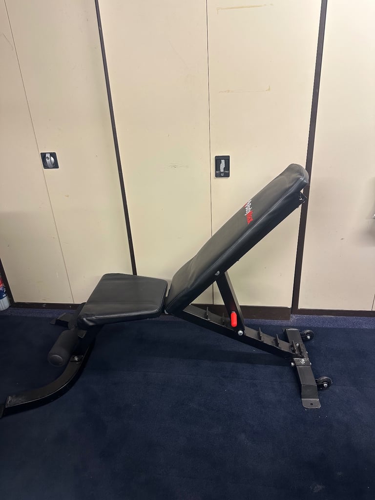 image for BodyMax Adjustable Weight Bench – Fair Condition, Solid Home Gym Addition