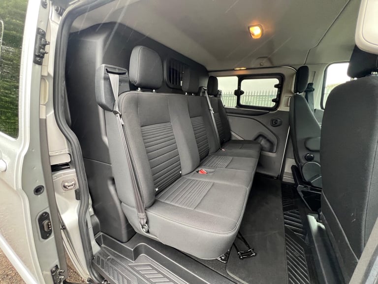 FORD TRANSIT CUSTOM 2.0 EcoBlue 130PS L2H1 DOUBLE CAB LIMITED 2021 21 REG £13995