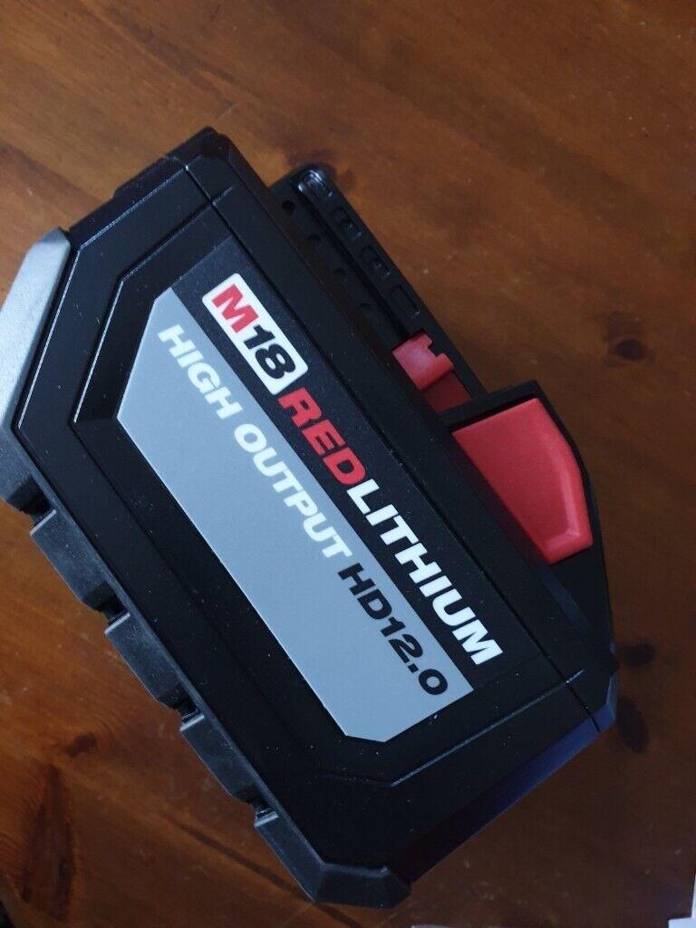 Milwaukee M18HB12 18v M18 12.0Ah Li-ion REDLITHIUM-ION High Output Bat