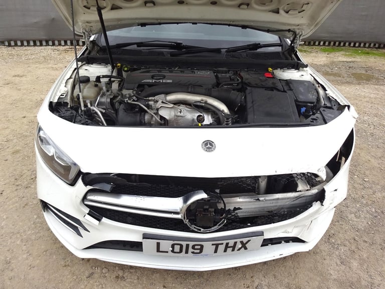 2019 19 REG MERCEDES BENZ A CLASS AMG A35 4MATIC AUTO DAMAGED SALVAGE