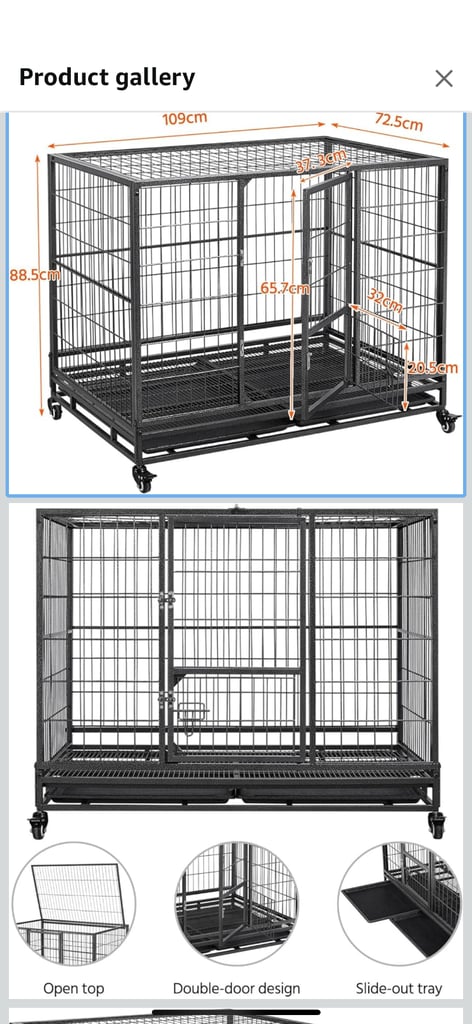 Xl dog crate 