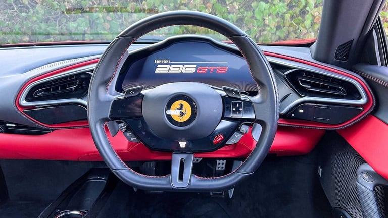 2022 Ferrari 296 GTB 3.0T V6 7.45kWh F1 DCT Euro 6 (s/s) 2dr Coupe Plug-In Hy Automatic