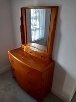 Chested drawers with mirror as optional
Also storage box unit for jew