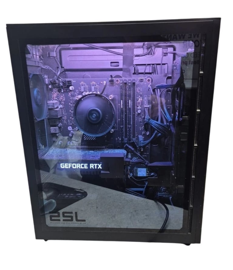 image for HP Omen 25L I5 10th Gen 16GB Ram 256GB+1TB RTX 2060 6GB