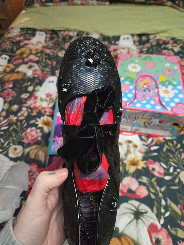 image for Irregular choice black widow shoes 