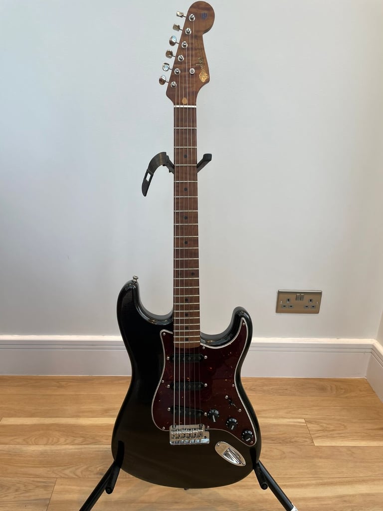 Fender Custom Shop 55 Stratocaster Texas Tea Roasted Flame Neck