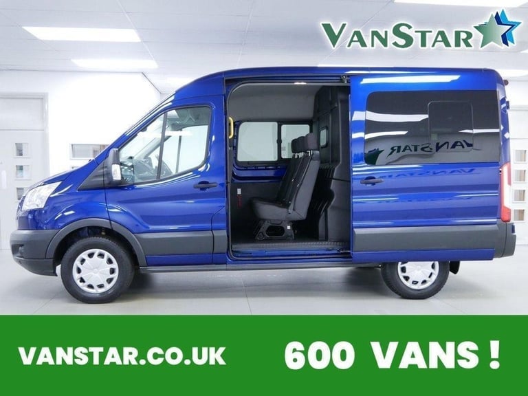 2019 FORD TRANSIT 350 2.0 EBL 130 BHP L2 MEDIUM TREND 6 SEAT CREWCAB ( AIR CON )