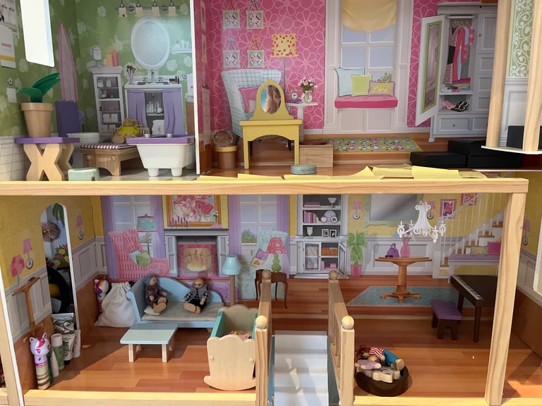 Lovely wooden doll house 