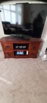 Solid wood t.v table