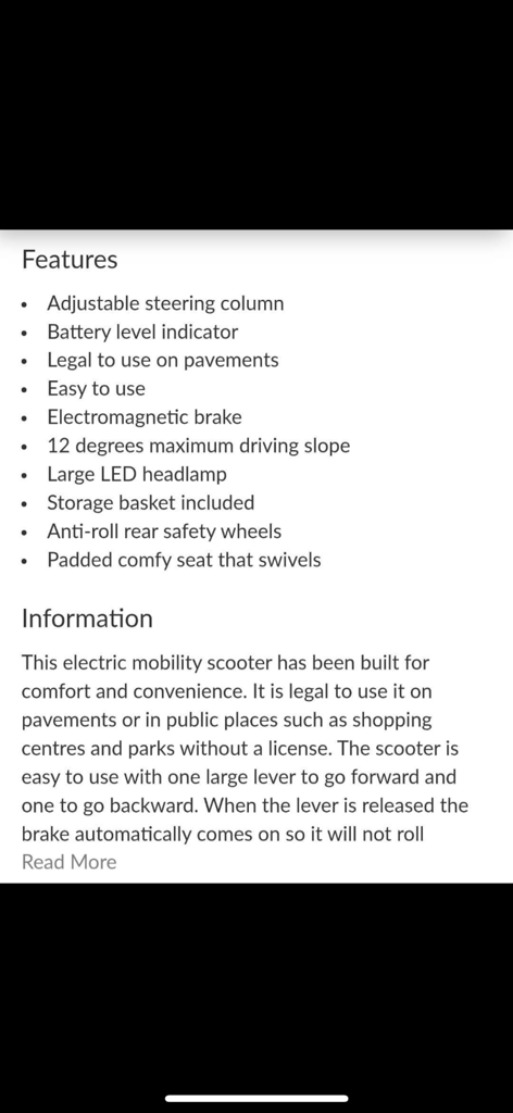 Mobility scooter 