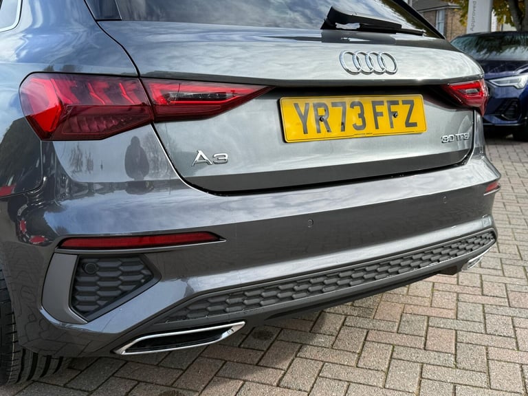 2023 Audi A3 1.0 TFSI 30 S line Sportback 5dr Petrol Manual Euro 6 (s/s) (110 ps) HATCHBACK Petro...