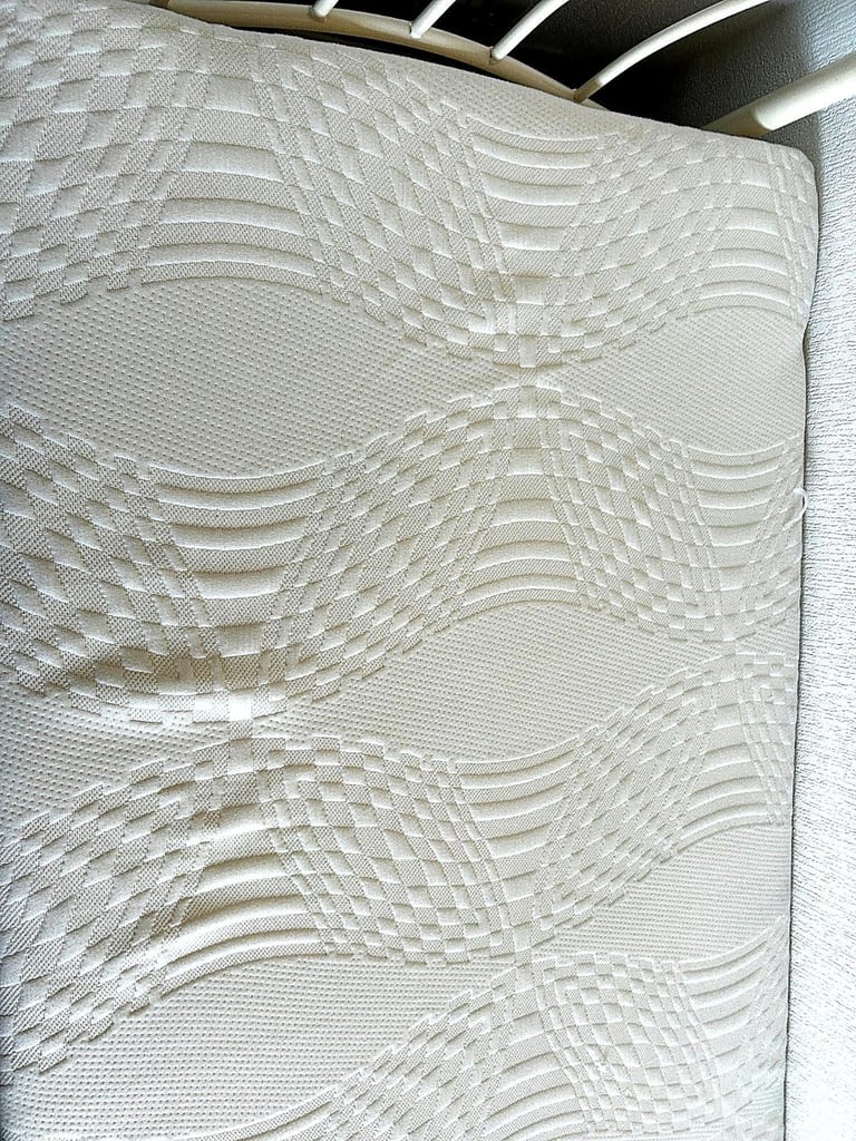 Single Children’s Bed (Cream Hearts) + Memory Foam Mattress LIKE NEW