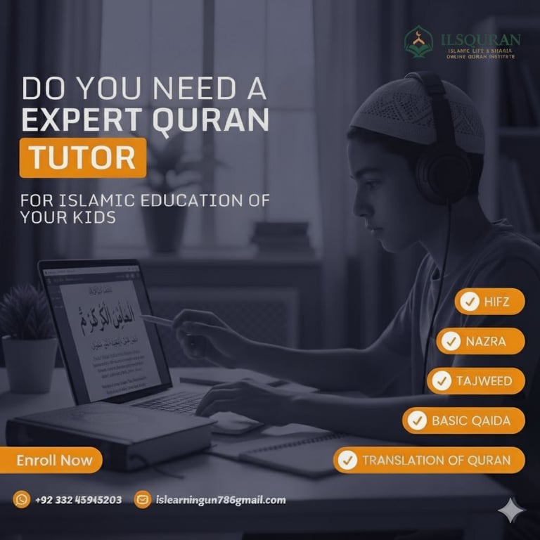 📖 Learn the Holy Quran from the comfort of your home!