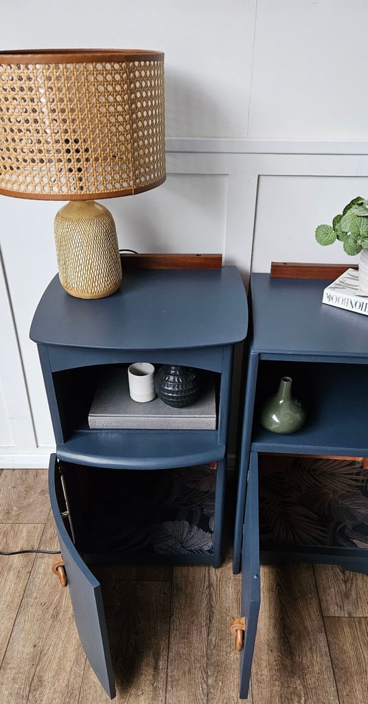 His & Hers Boho Bedside tables 