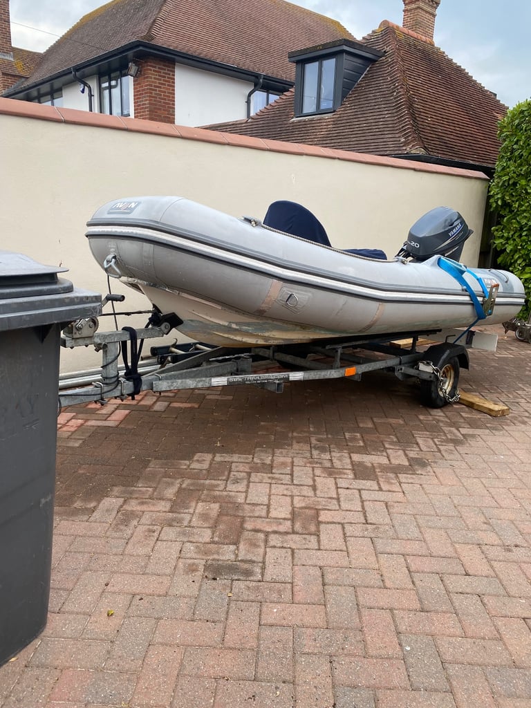 Avon 20hp rib boat