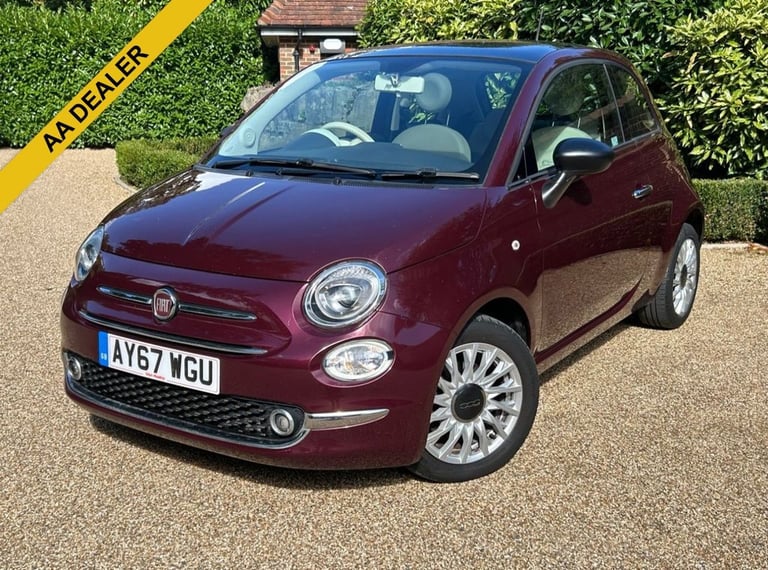 2017 Fiat 500 1.2 Lounge 3dr HATCHBACK PETROL Manual