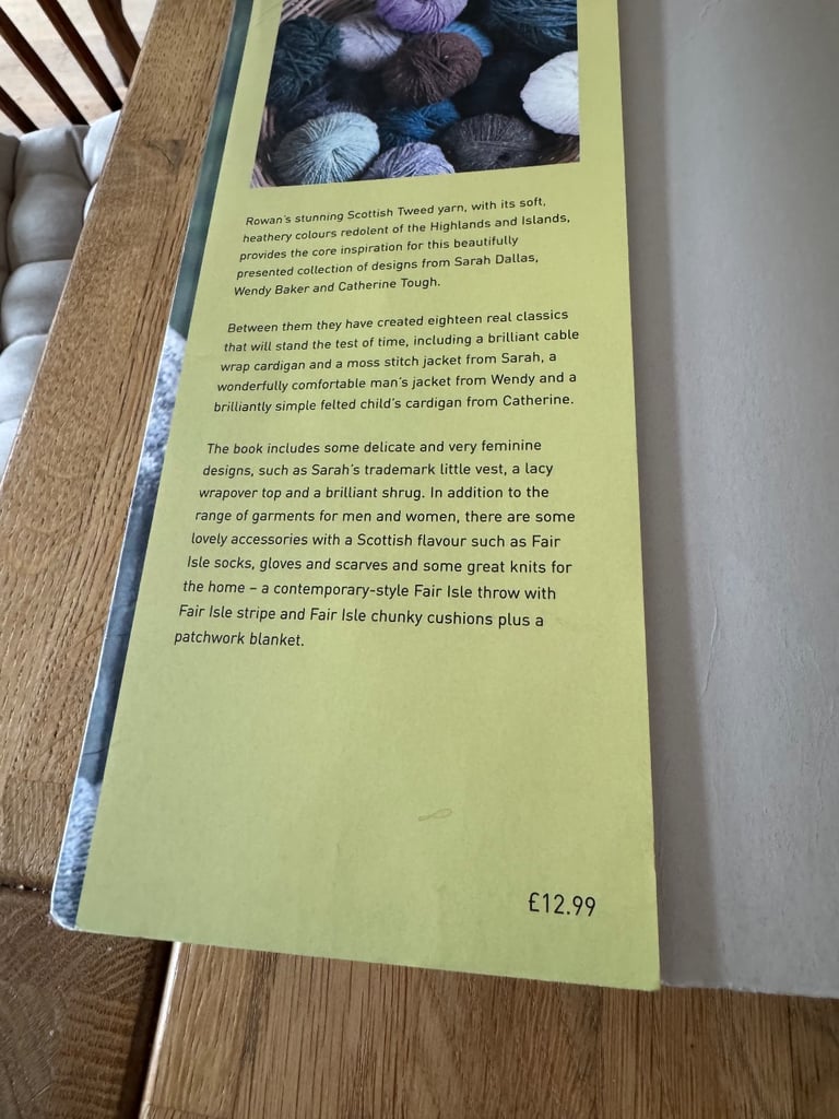 ‘Scottish inspiration’ knitting patterns