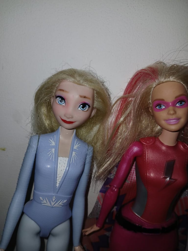 Doll Bundle Ballerina Superhero And Elsa