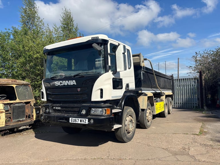 2017 67 Scania P410 8 Wheel tipper