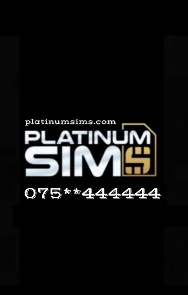 VIP NUMBERS UK 444444