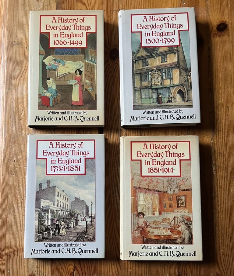 image for Bundle of 4 books - A History of Everyday Things in England 1066-1914