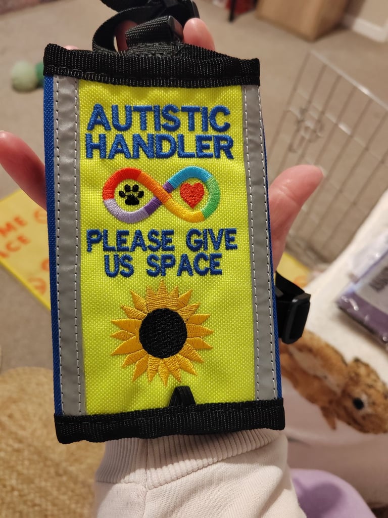Autism assistance dog custom made vest xs 
