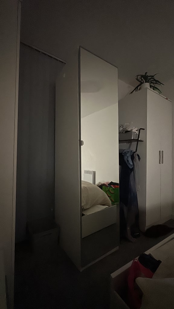 Wardrobe with full length mirror - great condition 