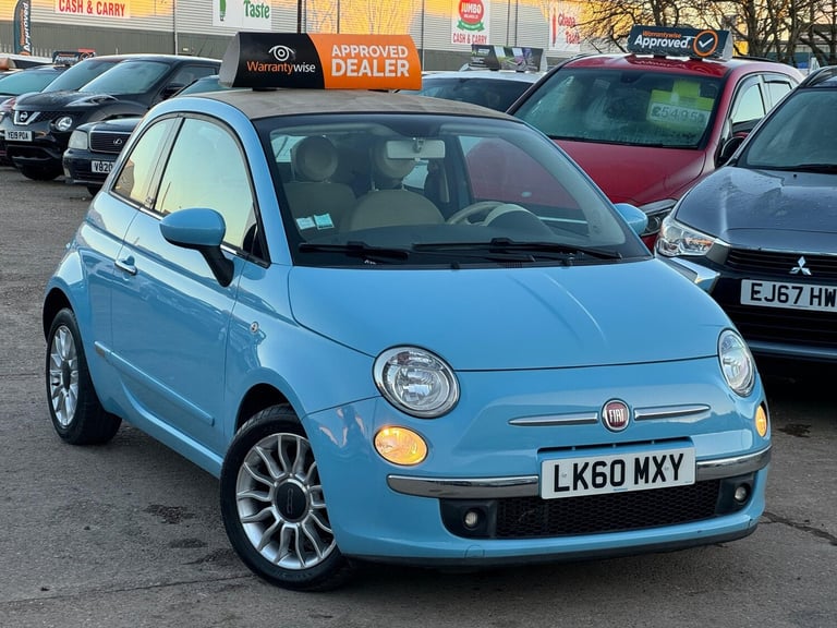 2021 Fiat 500 0.9 TwinAir Cult Convertible 2dr Petrol Dualogic Euro 6 (s/s) (85 bhp) Convertible ...