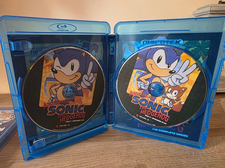 Sonic x and sonic the hedgehog complete bluray sets (discotek)