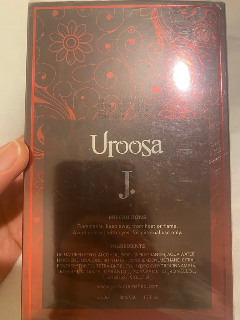 image for Ladies Perfume Fruity Floral Junaid Jamshed Uroosa Brand New