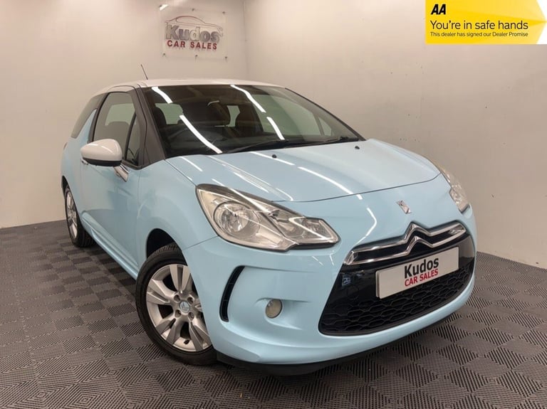 2010 Citroen DS3 1.4 VTi 16V DSign 3dr - LTD EDITION PASTEL BLEU - CRUISE - A/C - FSH HATCHBACK P...