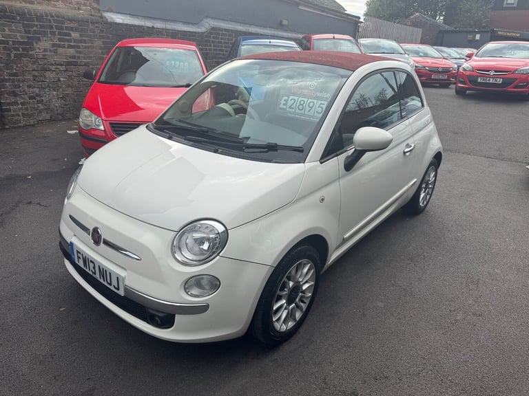 2013 Fiat 500 1.2 Lounge 2dr [Start Stop] CONVERTIBLE Petrol Manual