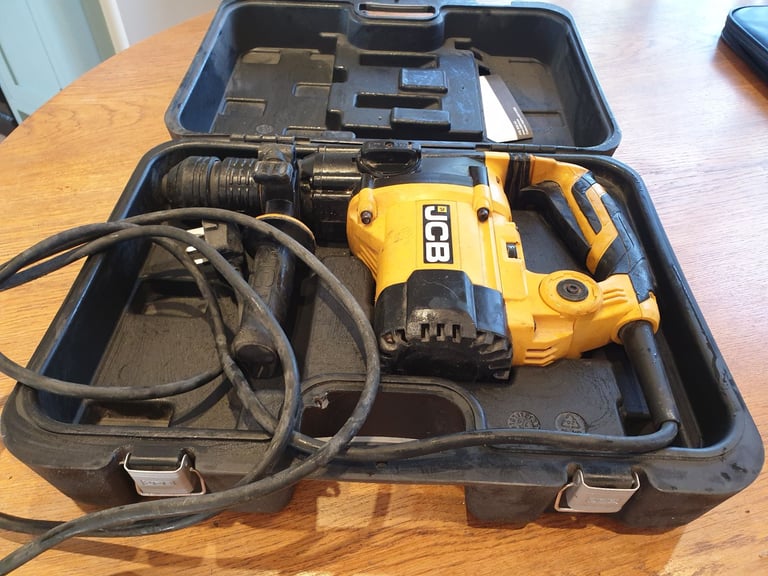 JCB SDS920 920W SDS Plus Hammer Drill with Case and Accessories - Excellent Condition