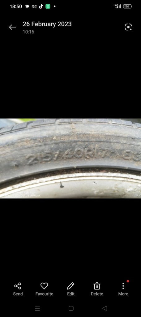 4 Lenso Alloys and tyres