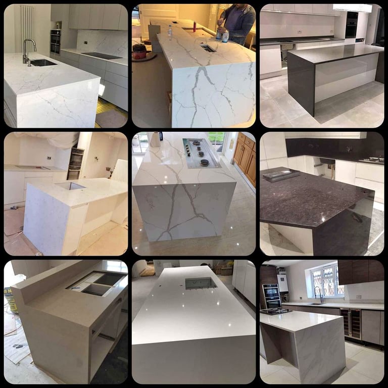 Kitchen Work Top, Granite, Quartz and Marble Worktops, Breakfast bar