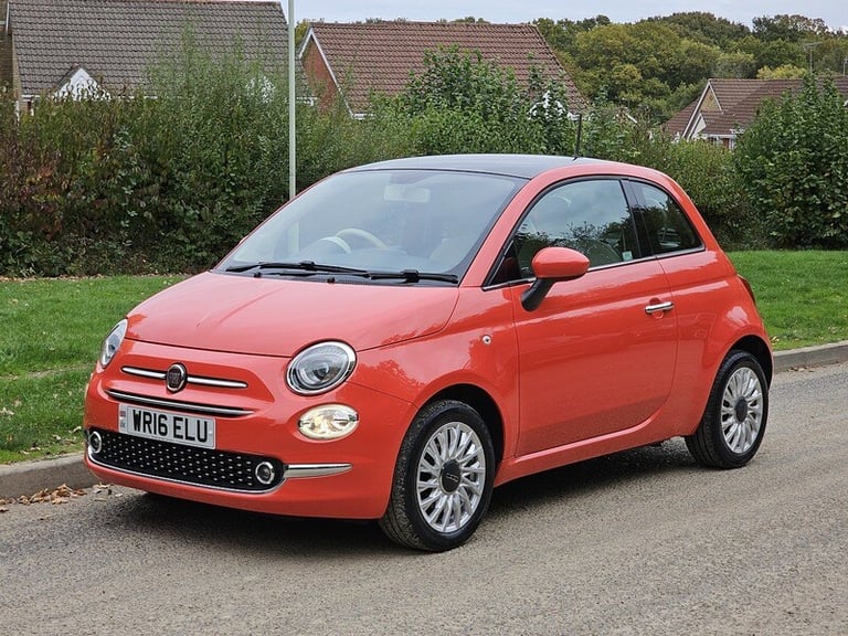 2016 Fiat 500 1.2 Lounge 3dr HATCHBACK PETROL Manual