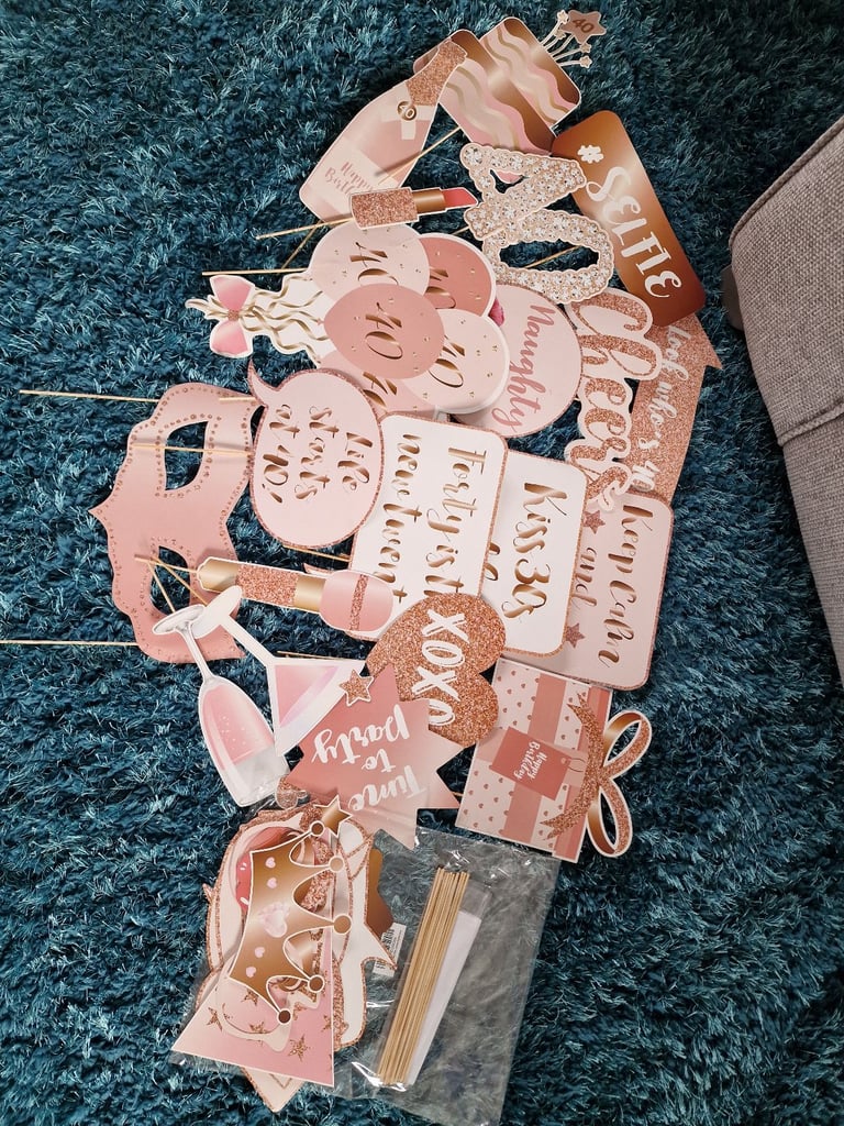 image for 40th Birthday Party Accessories in Rose Gold
