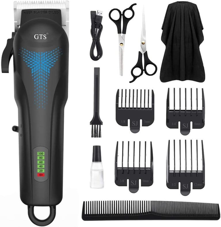 Cordless Hair Clippers, Beard Trimmer, Grooming Kit for Men with Shaving  Cloak + 4 Combs | in Laindon, Essex | Gumtree